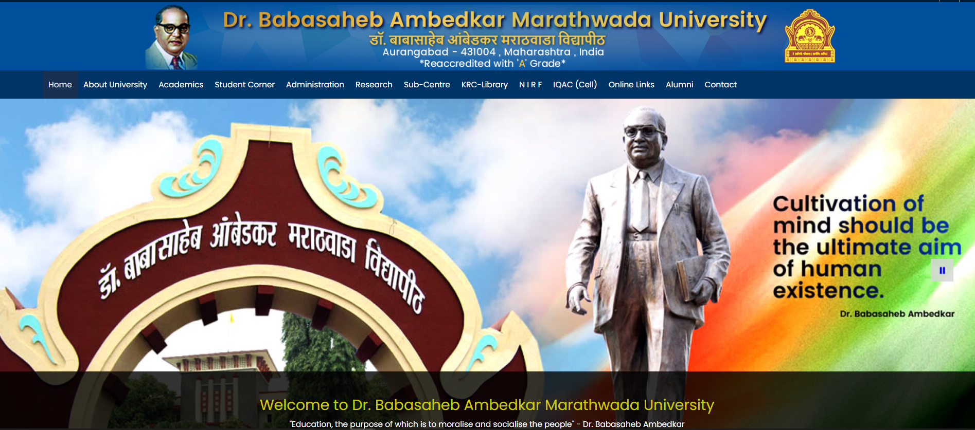Dr. Babasaheb Ambedkar Marathwada University online Applications are  invited from eligible candidates for the following post of Teaching Faculty  Recruitment - Faculty Tick | Teaching Faculty Recruitment 2024 | No.1  Faculty Jobs,